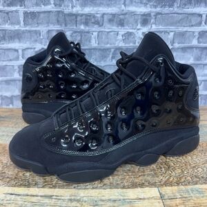 Jordan Black Glossy Sneakers